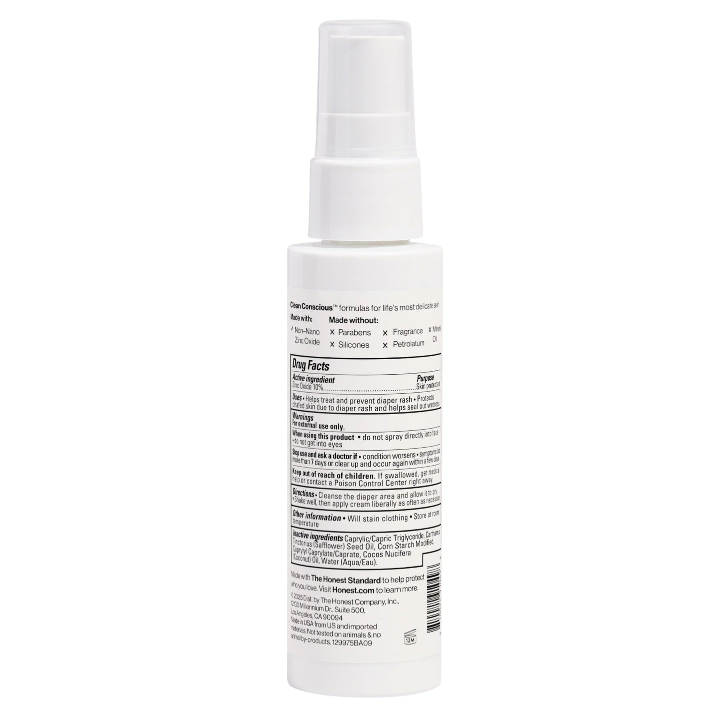 Sprayable Diaper Rash Cream, 2.0 oz
