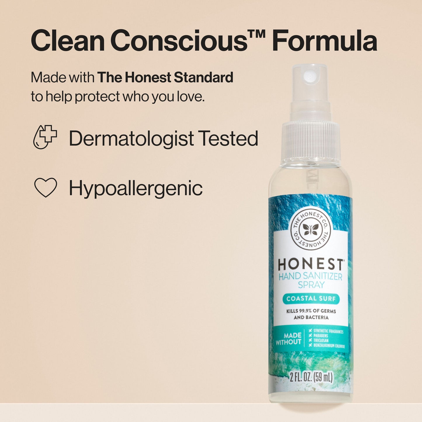 Hand Sanitizer Spray, Coastal Surf