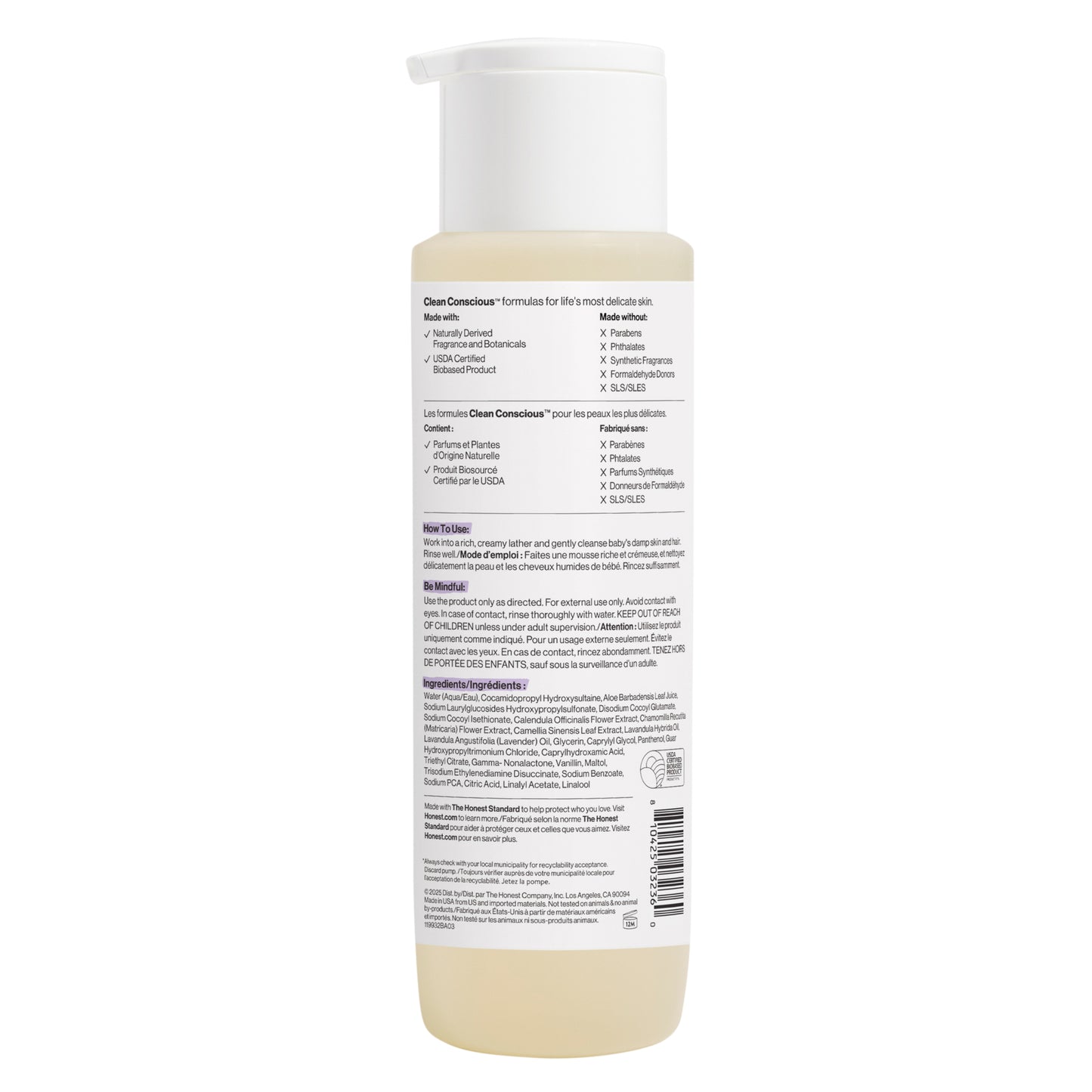 Shampoo + Body Wash, Value Size, Calm