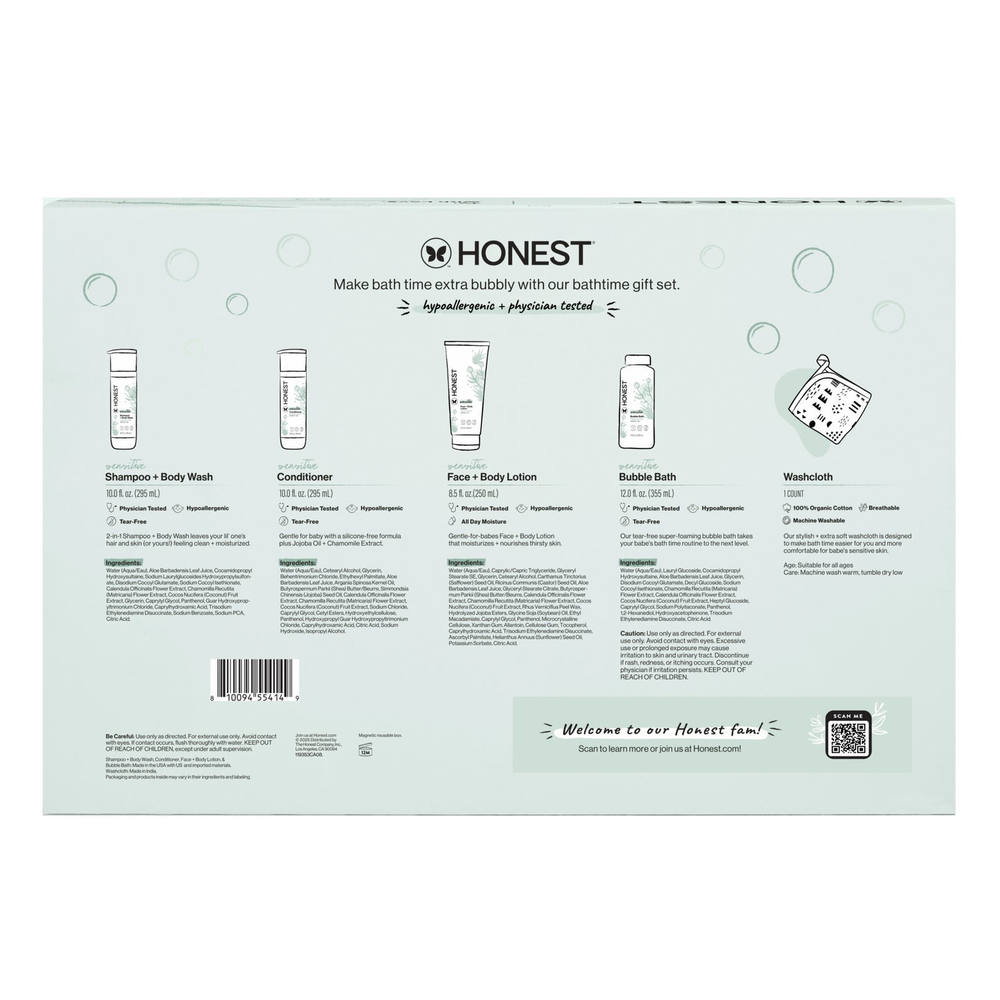 Sensitive Bathtime Gift Set
