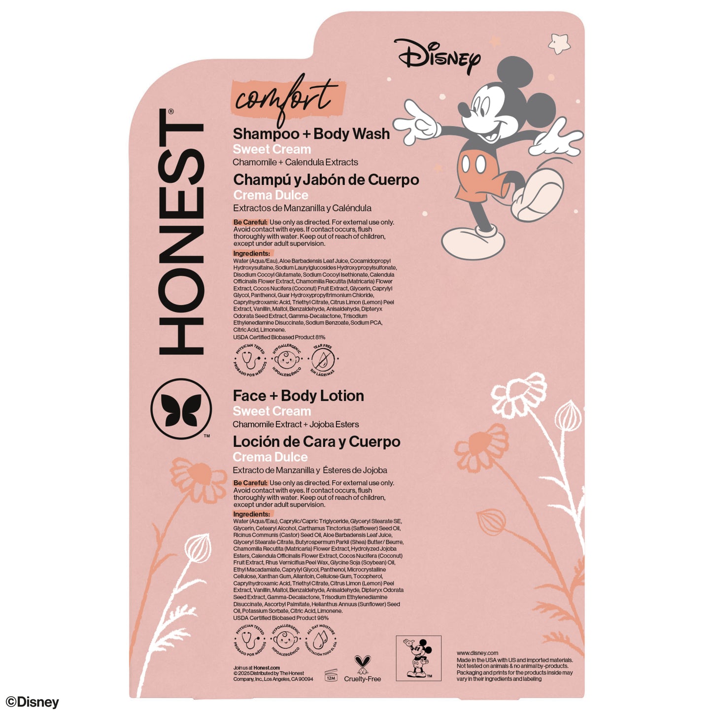 Disney Shampoo + Lotion Duo, Comfort