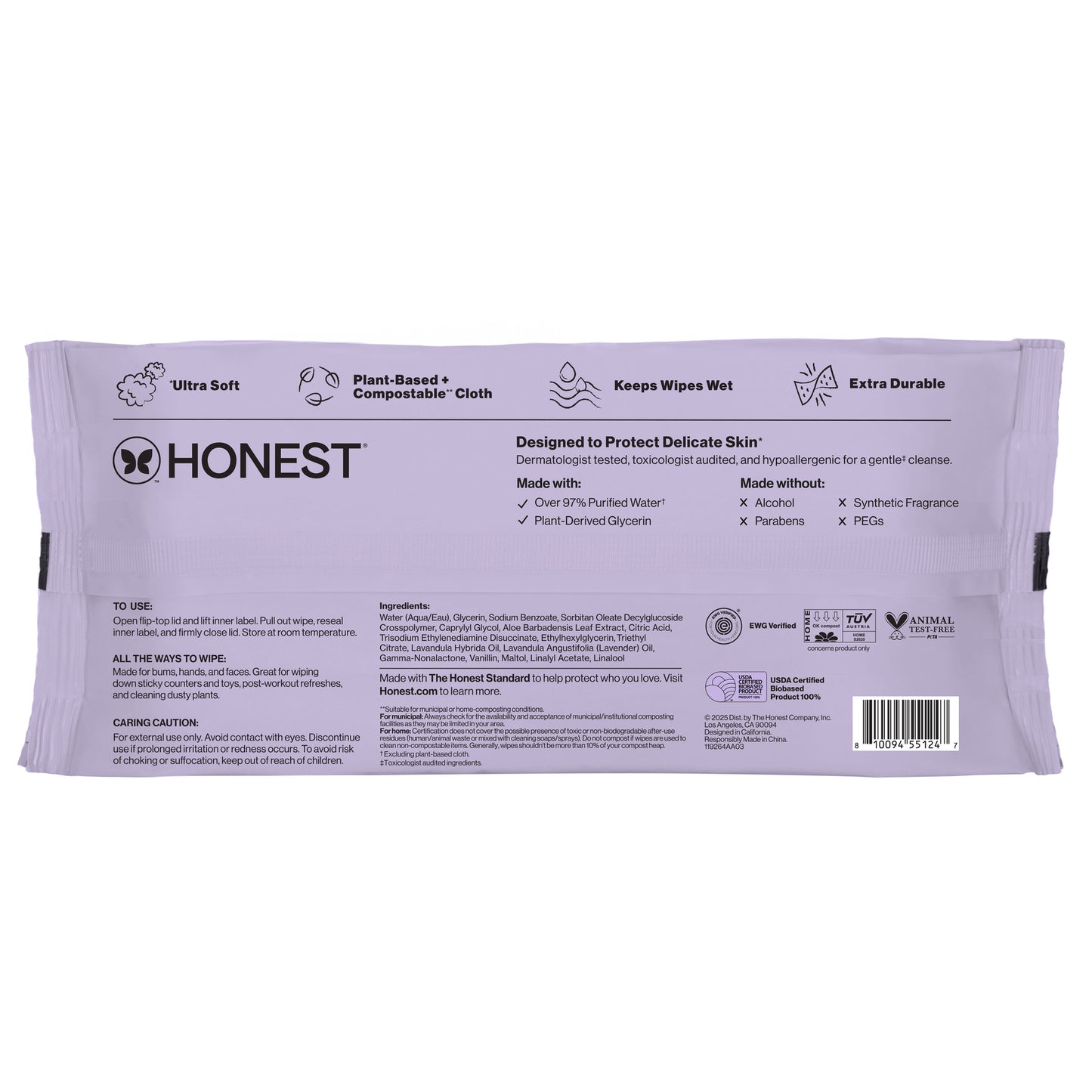 Scented Wipes, Calm