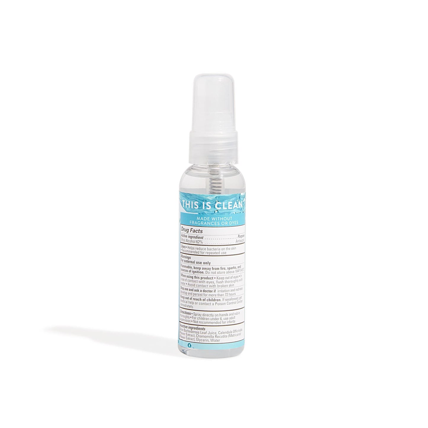 Hand Sanitizer Spray, Free + Clear