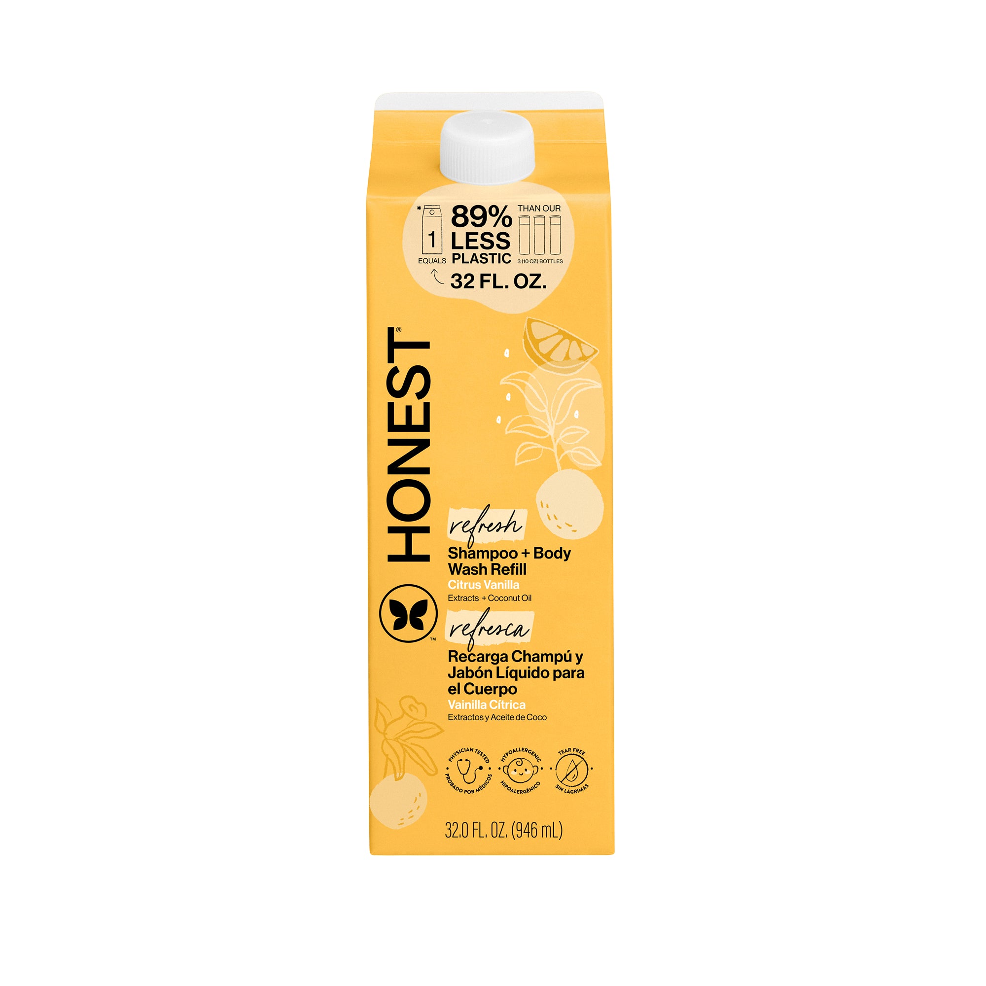 Citrus Vanilla Shampoo Refill | Honest