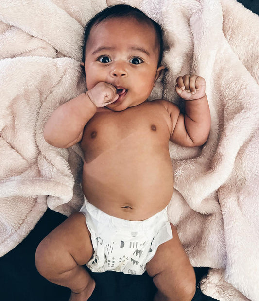 baby in Honest diapers