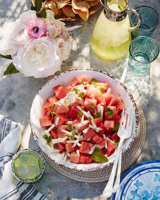 Watermelon Jicama Salad for National Watermelon Day!