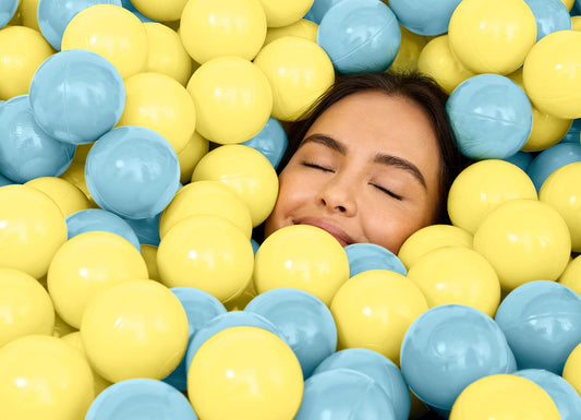 model sleeping calmly