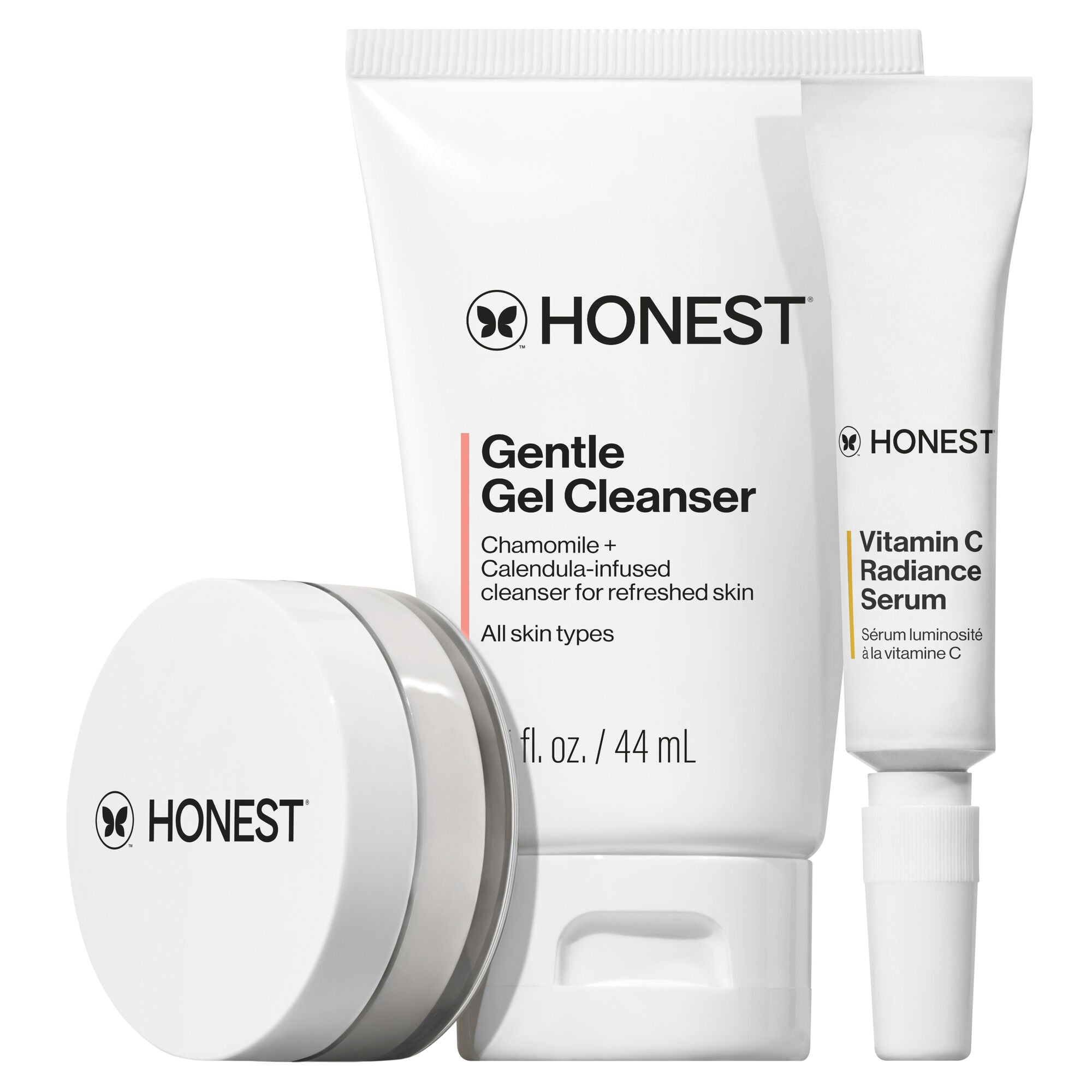 The Honest Icons Skincare Trio Travel Kit Gentle for Sensitive Skin