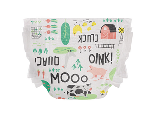 Diaper with Barnyard Babies