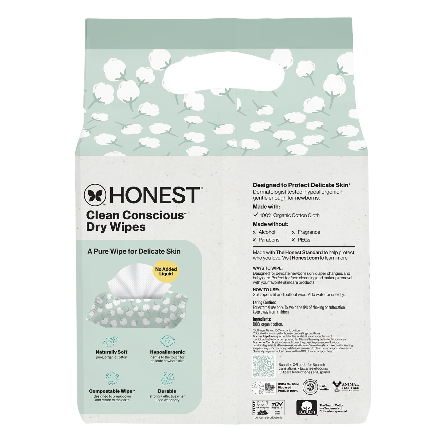 Clean Conscious™ Dry Wipes