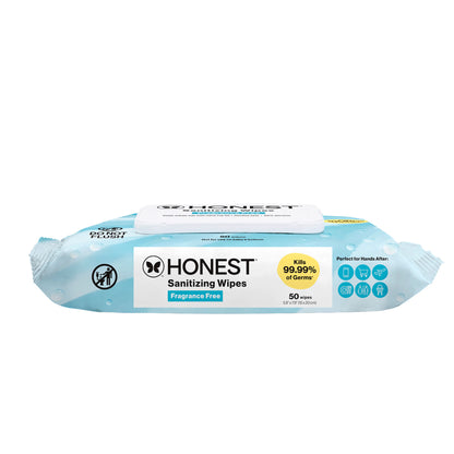 Sanitizing Alcohol Wipes, Free + Clear