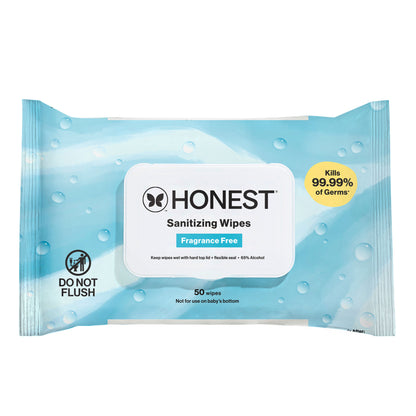 Sanitizing Alcohol Wipes, Free + Clear