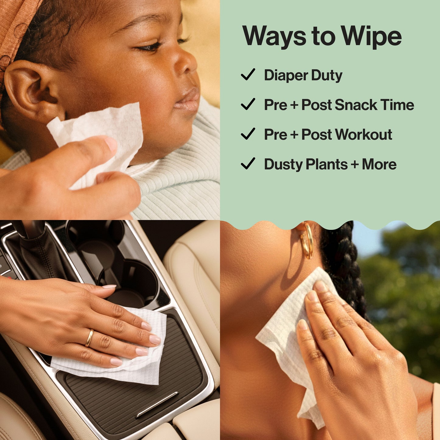 Scented Wipes, Hydrate + Cleanse
