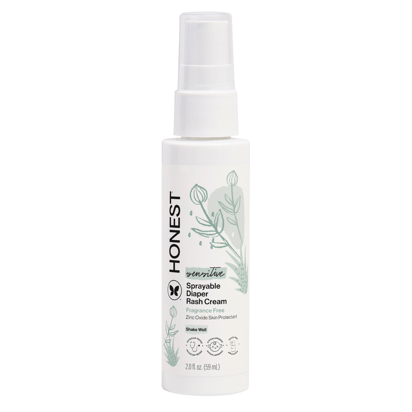 Sprayable Diaper Rash Cream, 2.0 oz