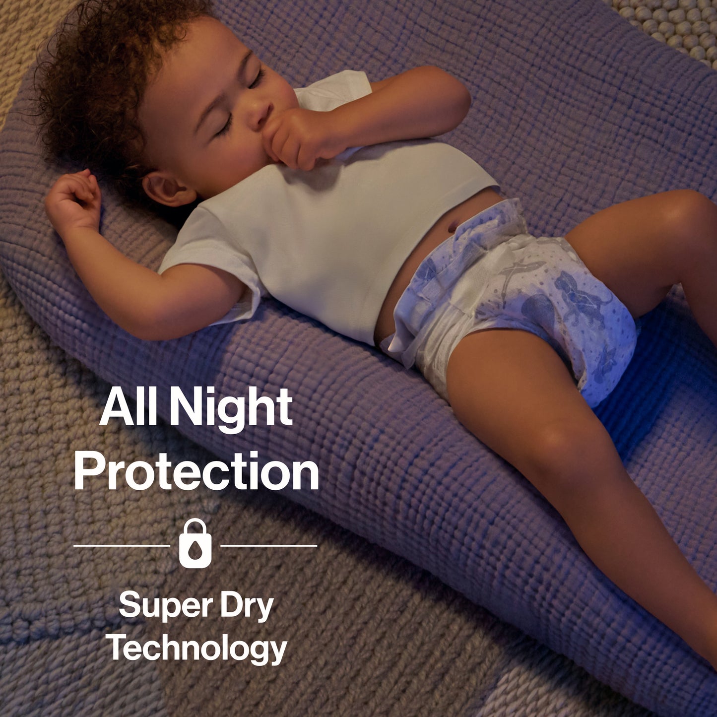 Clean Conscious™ Overnight Diapers, Cozy Cloud, Size 4