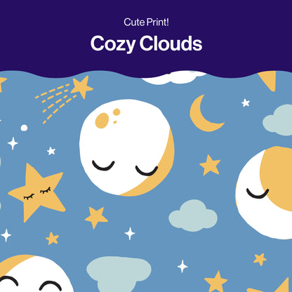 Clean Conscious™ Overnight Diapers, Cozy Cloud, Size 4