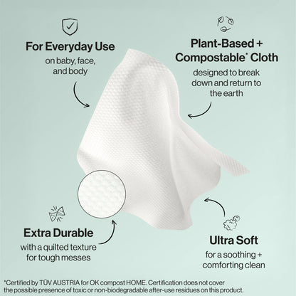 Clean Conscious™ Wipes, Rose Blossom