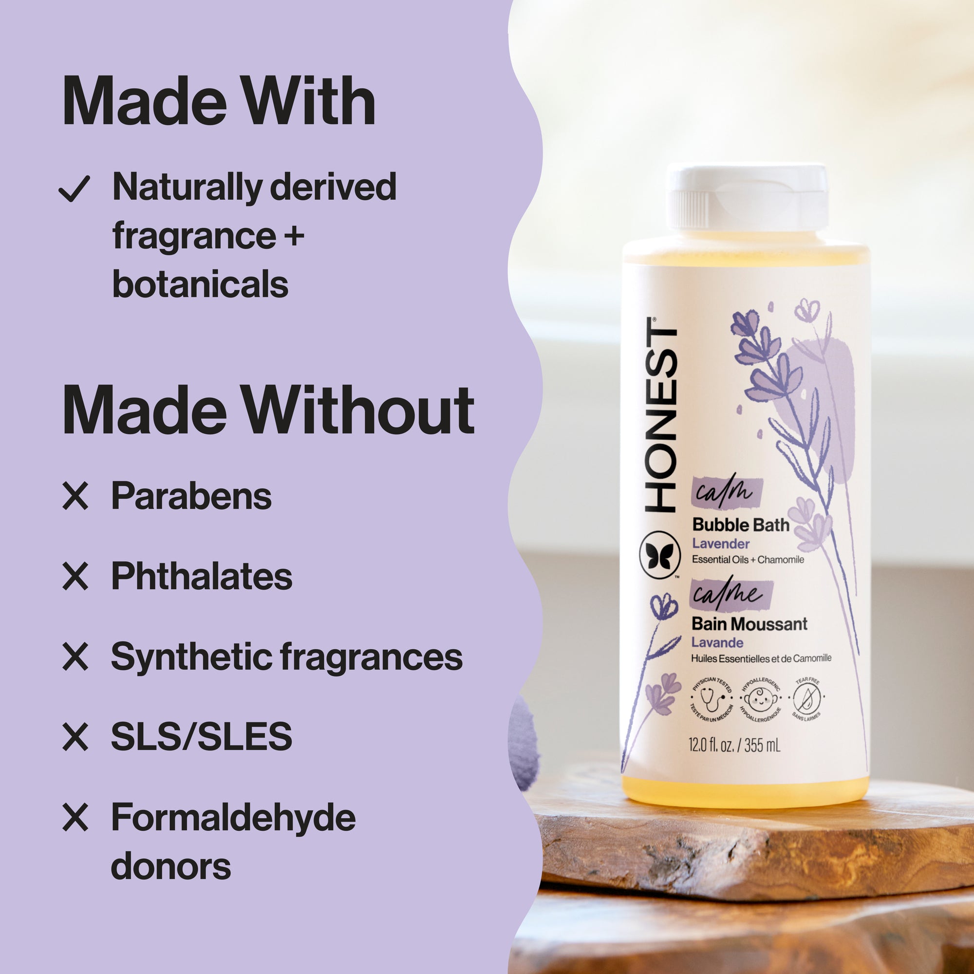 Bubble Bath Calm Lavender | The Honest Company