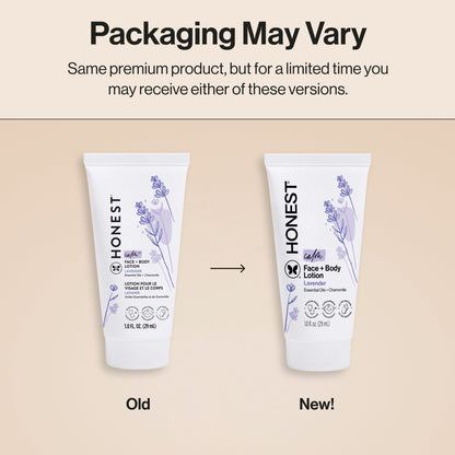 Face + Body Lotion, Travel Size, Calm