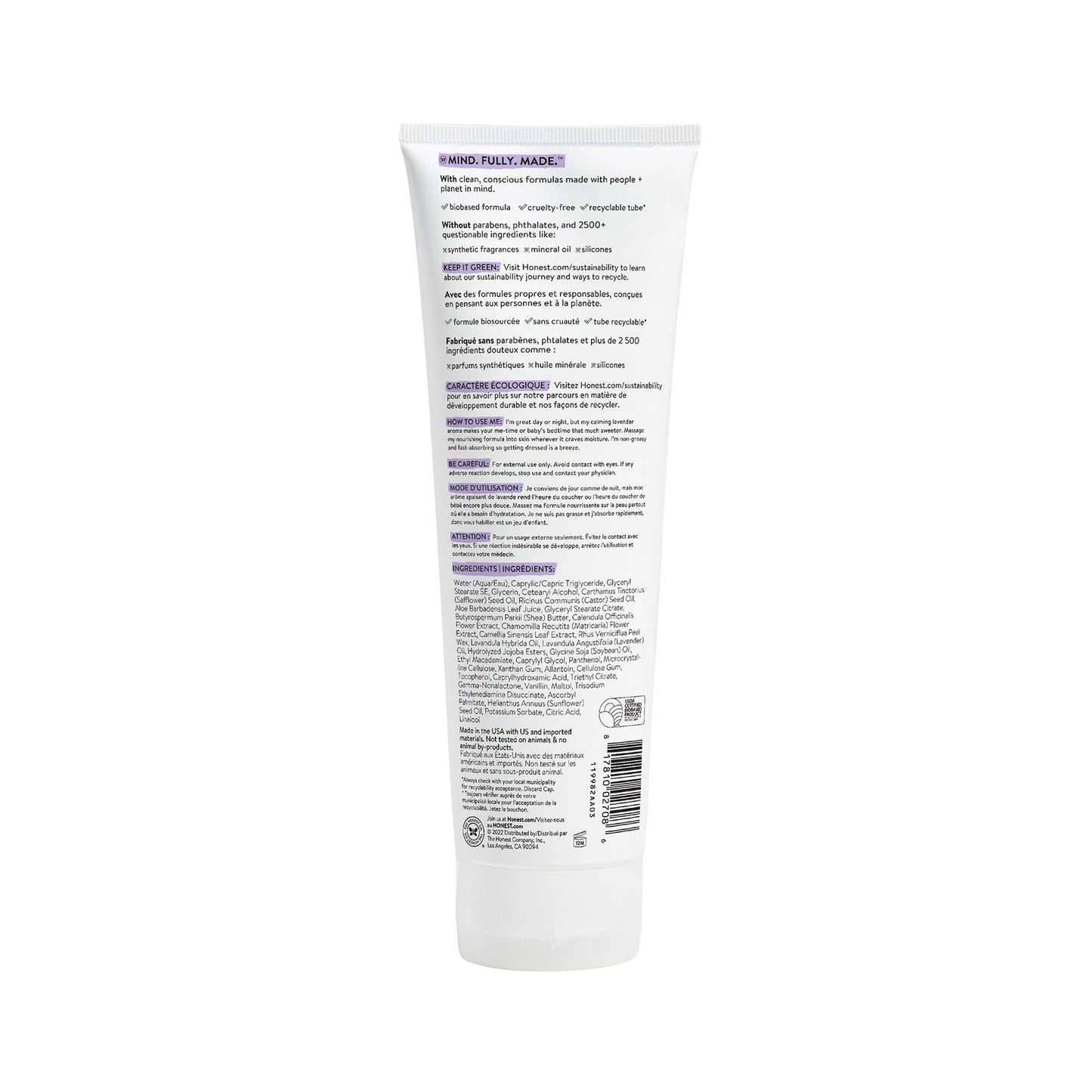Face + Body Lotion, Calm