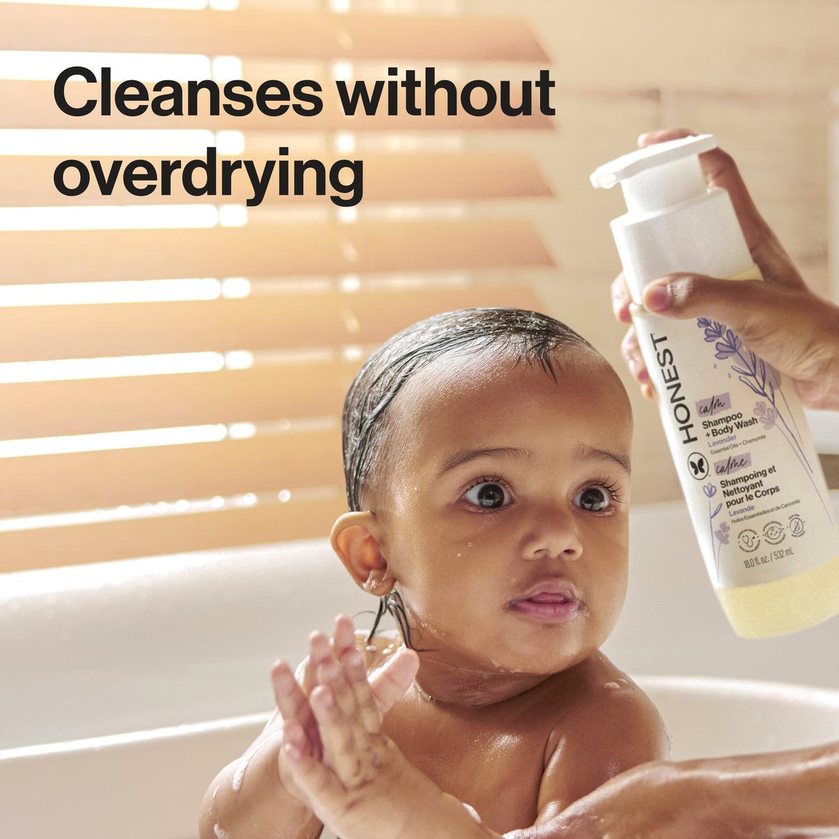 Shampoo + Body Wash, Travel Size, Calm
