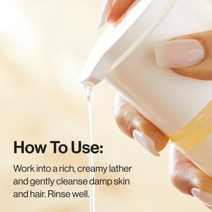 Shampoo + Body Wash, Travel Size, Calm
