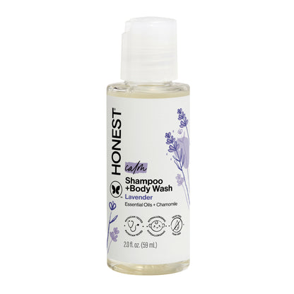 Shampoo + Body Wash, Travel Size, Calm