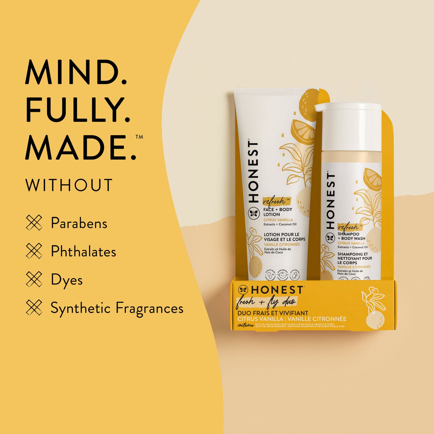 Shampoo + Lotion Duo, Refresh