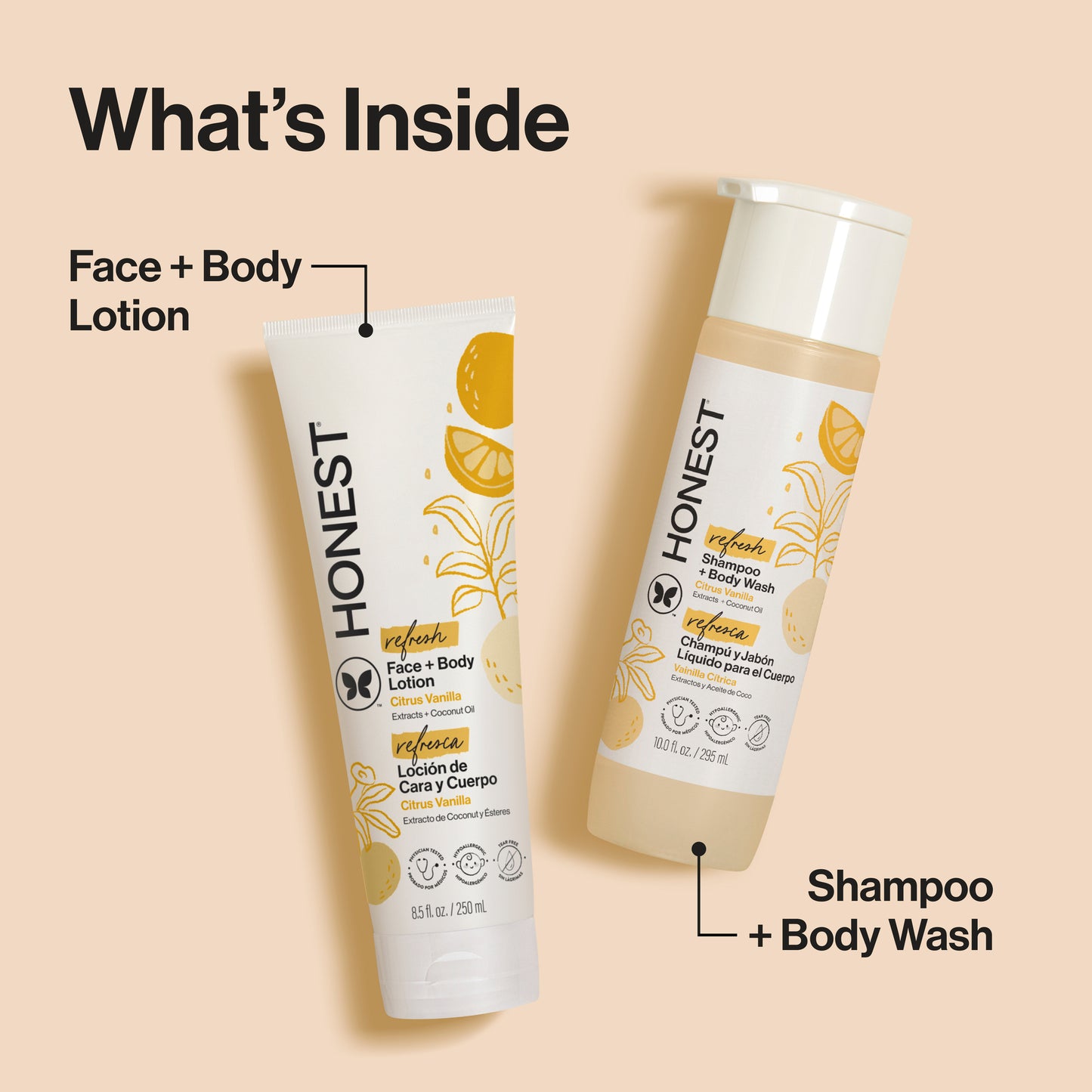 Shampoo + Lotion Duo, Refresh