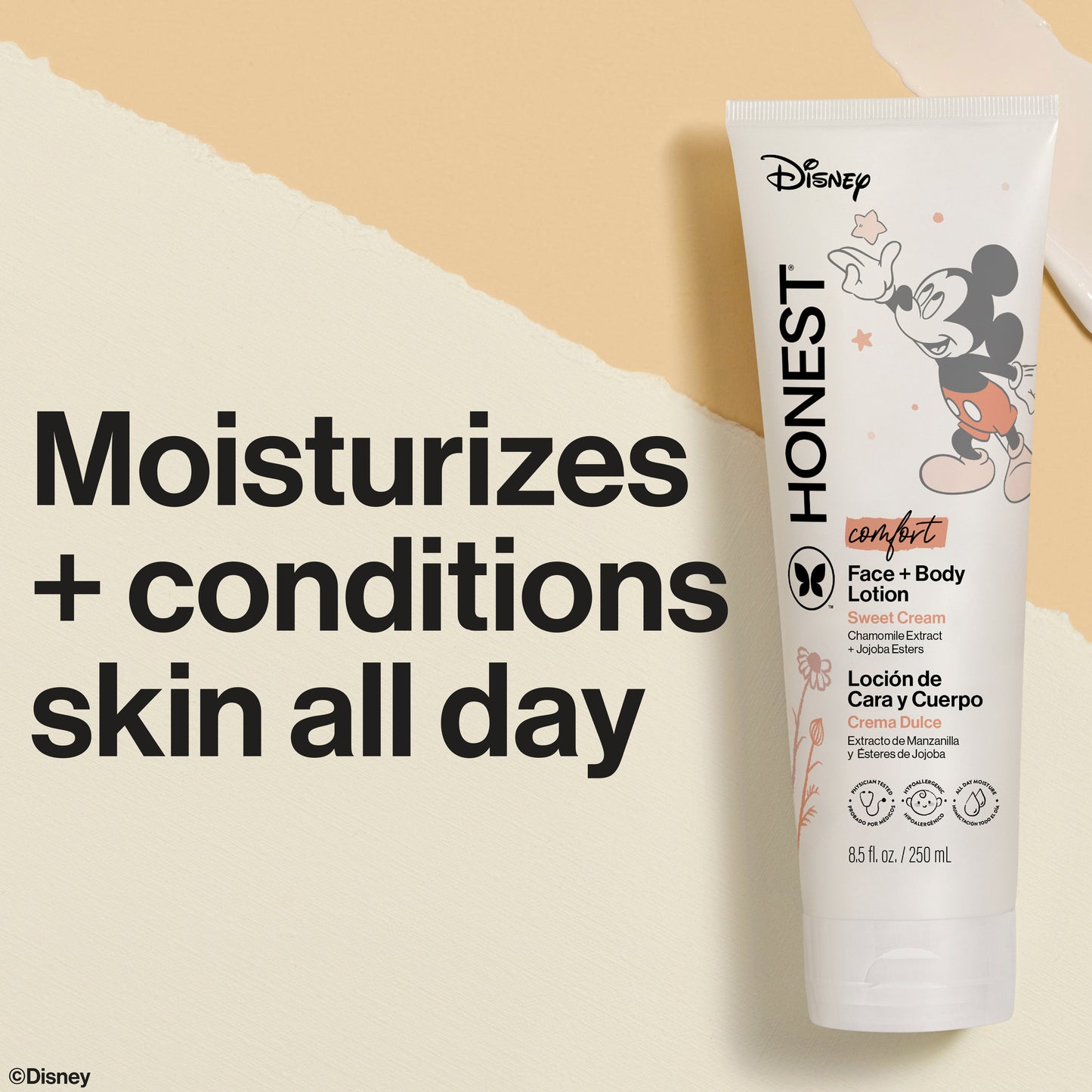 Disney’s Mickey Mouse Face + Body Lotion, Comfort