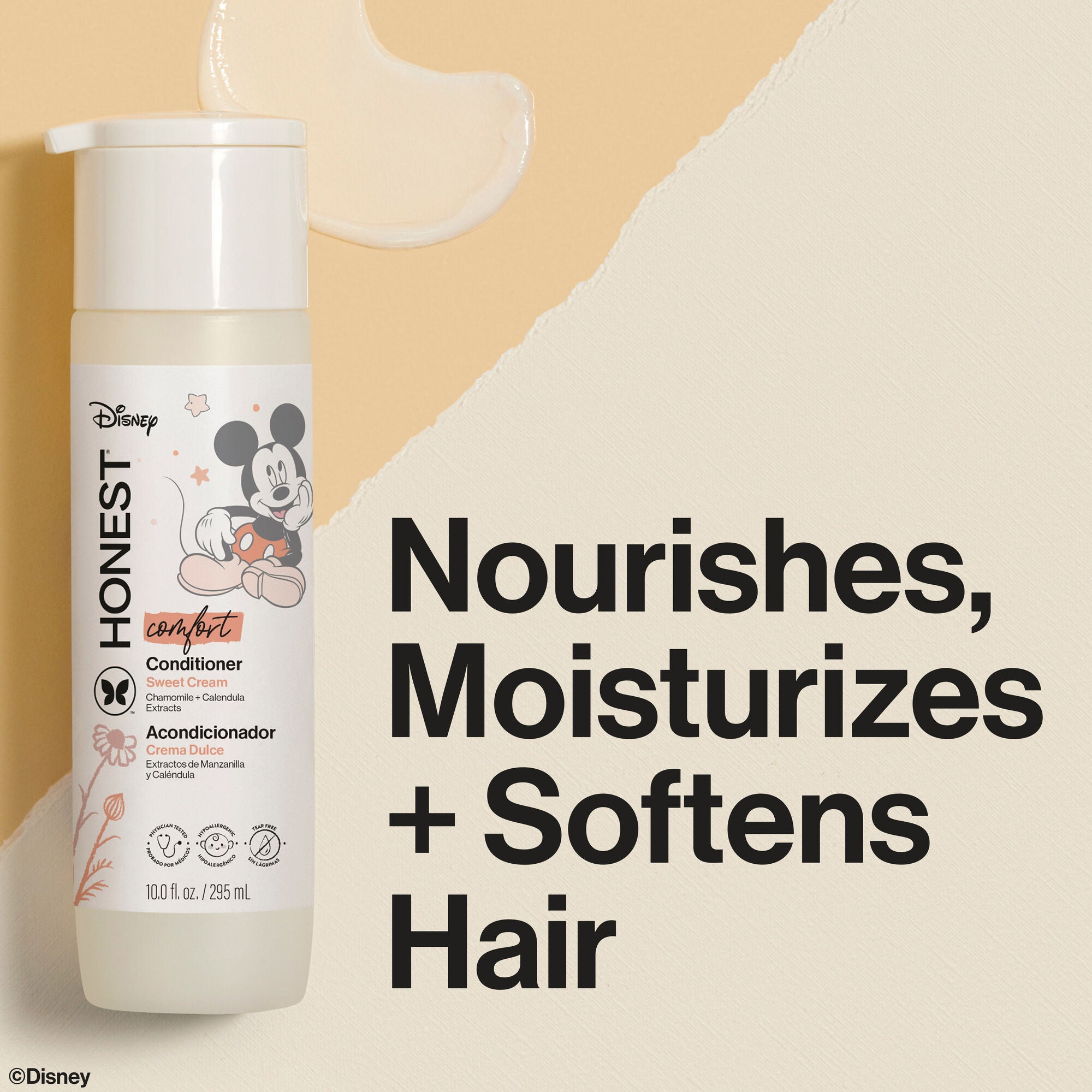 Silicone Free Hair Conditioner with Disney's Mickey Mouse, Comfort