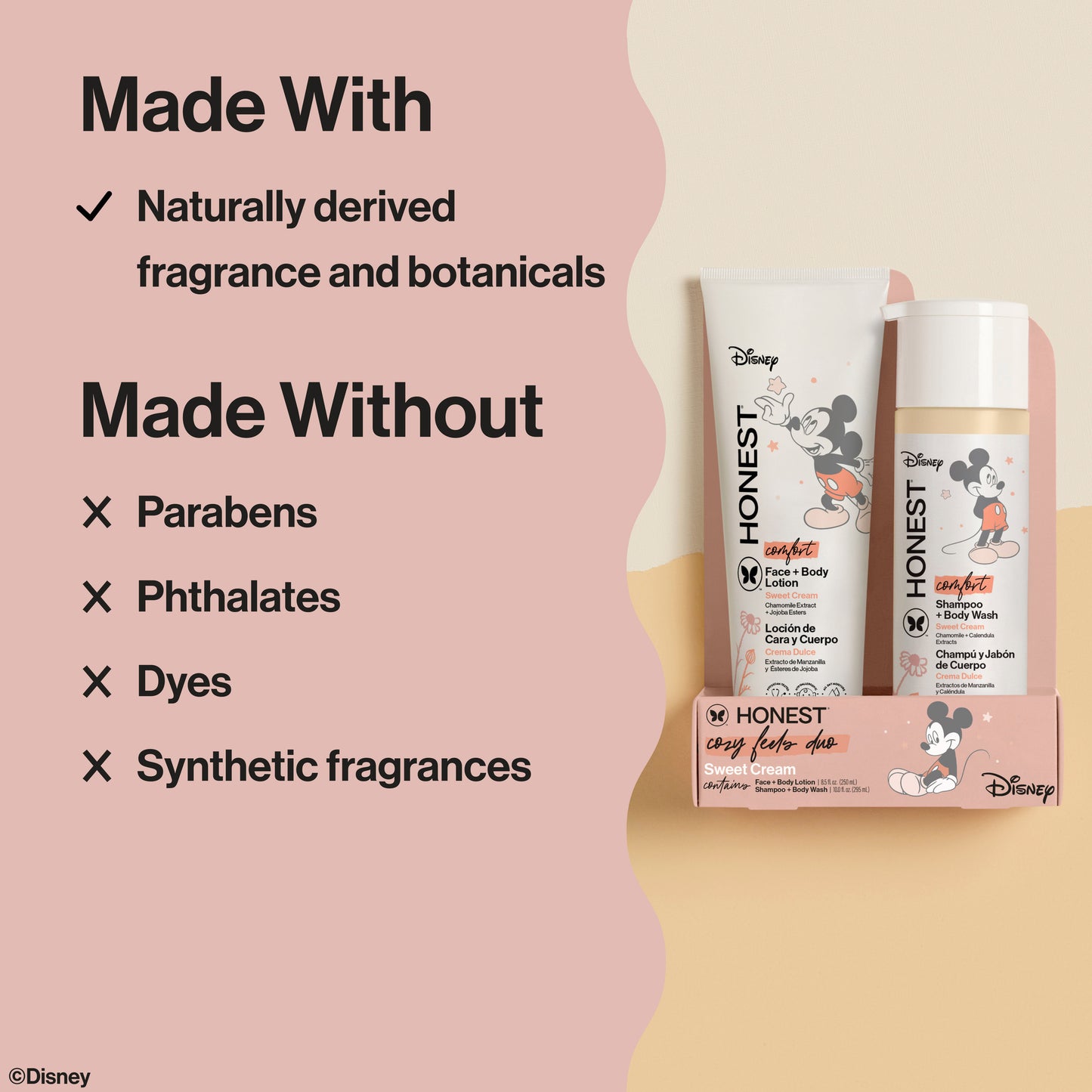 Disney Shampoo + Lotion Duo, Comfort