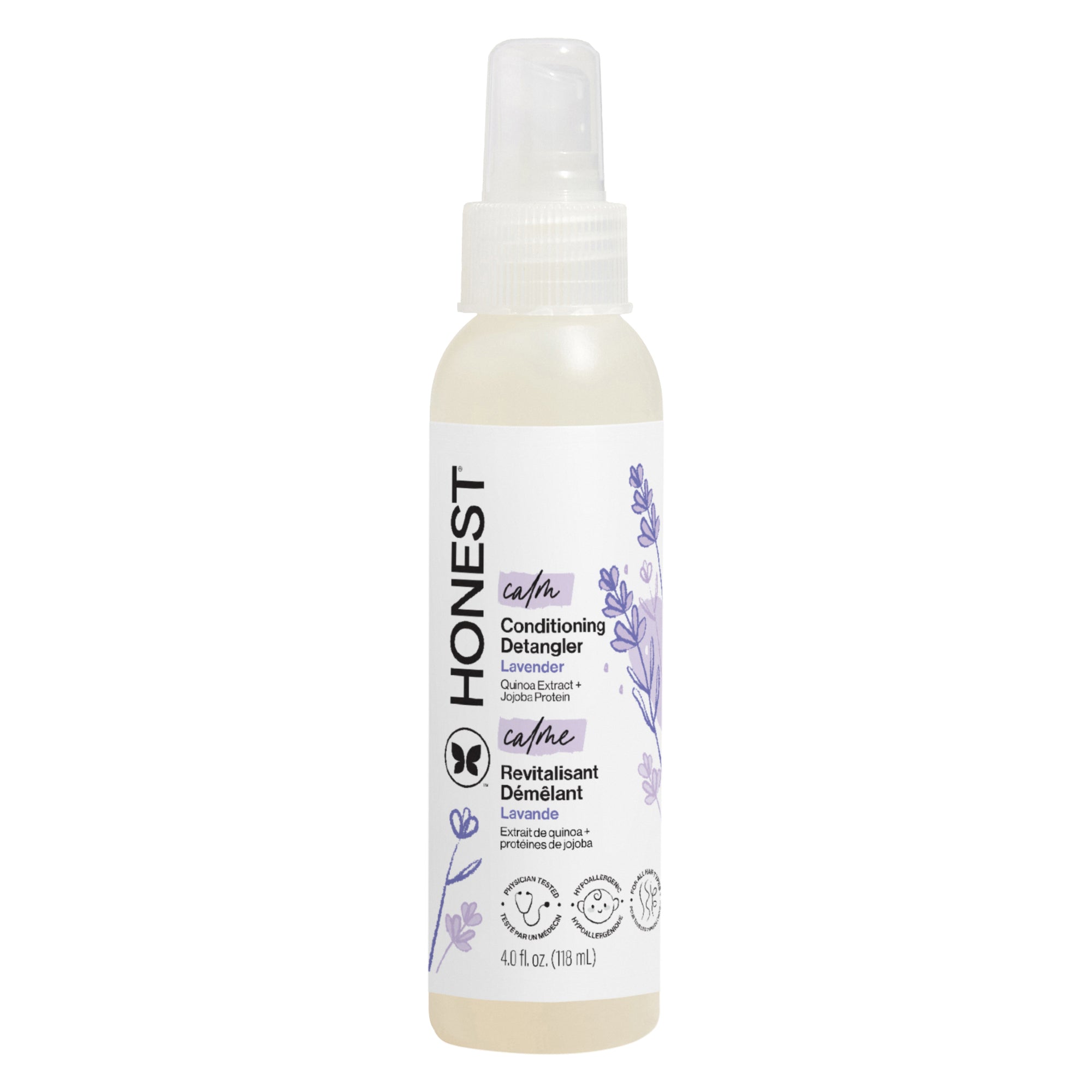 Conditioning Lavendar Hair Detangler Spray | Honest