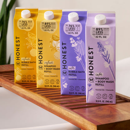 Shampoo Body Wash, Carton Refill, Lavender