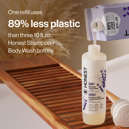 Shampoo Body Wash, Carton Refill, Lavender