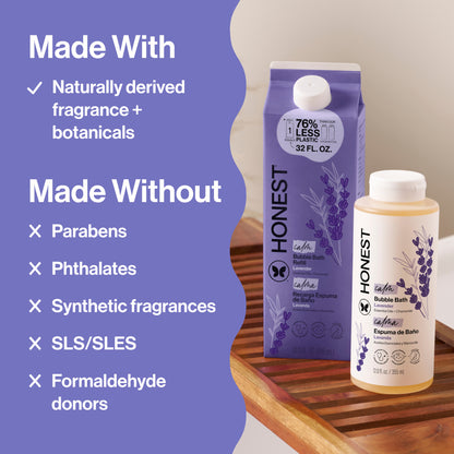 Bubble Bath, Carton Refill, Lavender