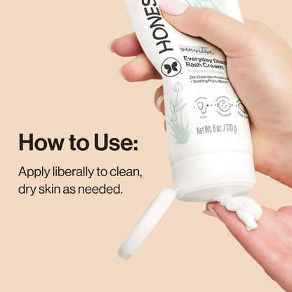 Diaper Rash Cream, Sensitive™, 6 oz