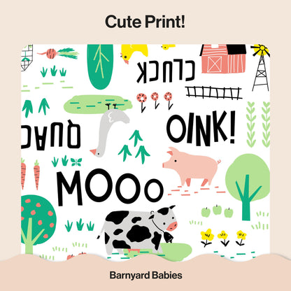 Honest Clean Conscious Diapers®, Barnyard Babies, Size 5