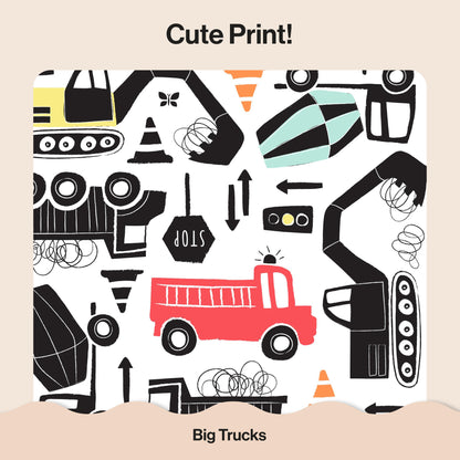 Honest Clean Conscious Diaper®, Big Trucks, Size 5