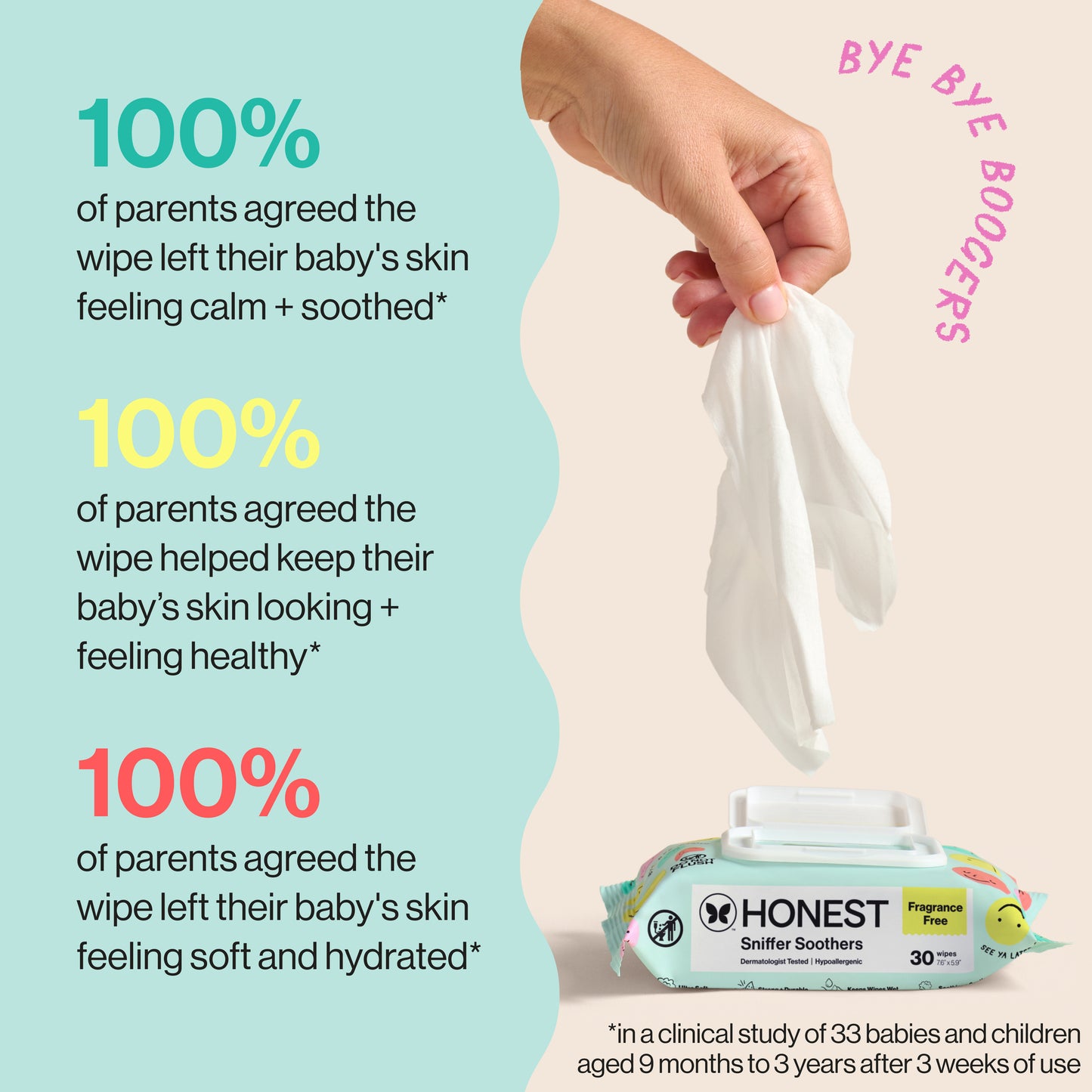 Sniffer Soothers Nose + Face Wipes