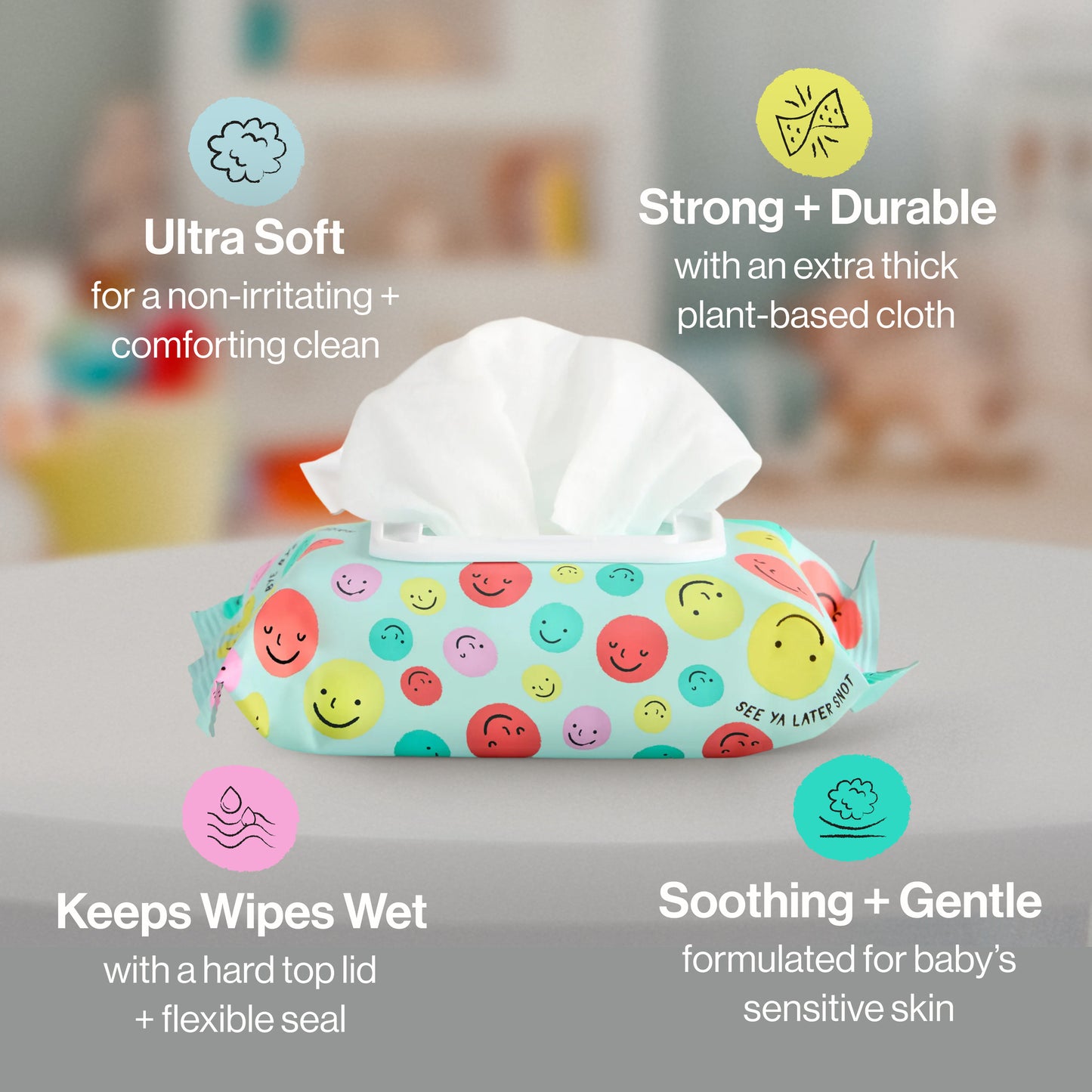 Sniffer Soothers Nose + Face Wipes
