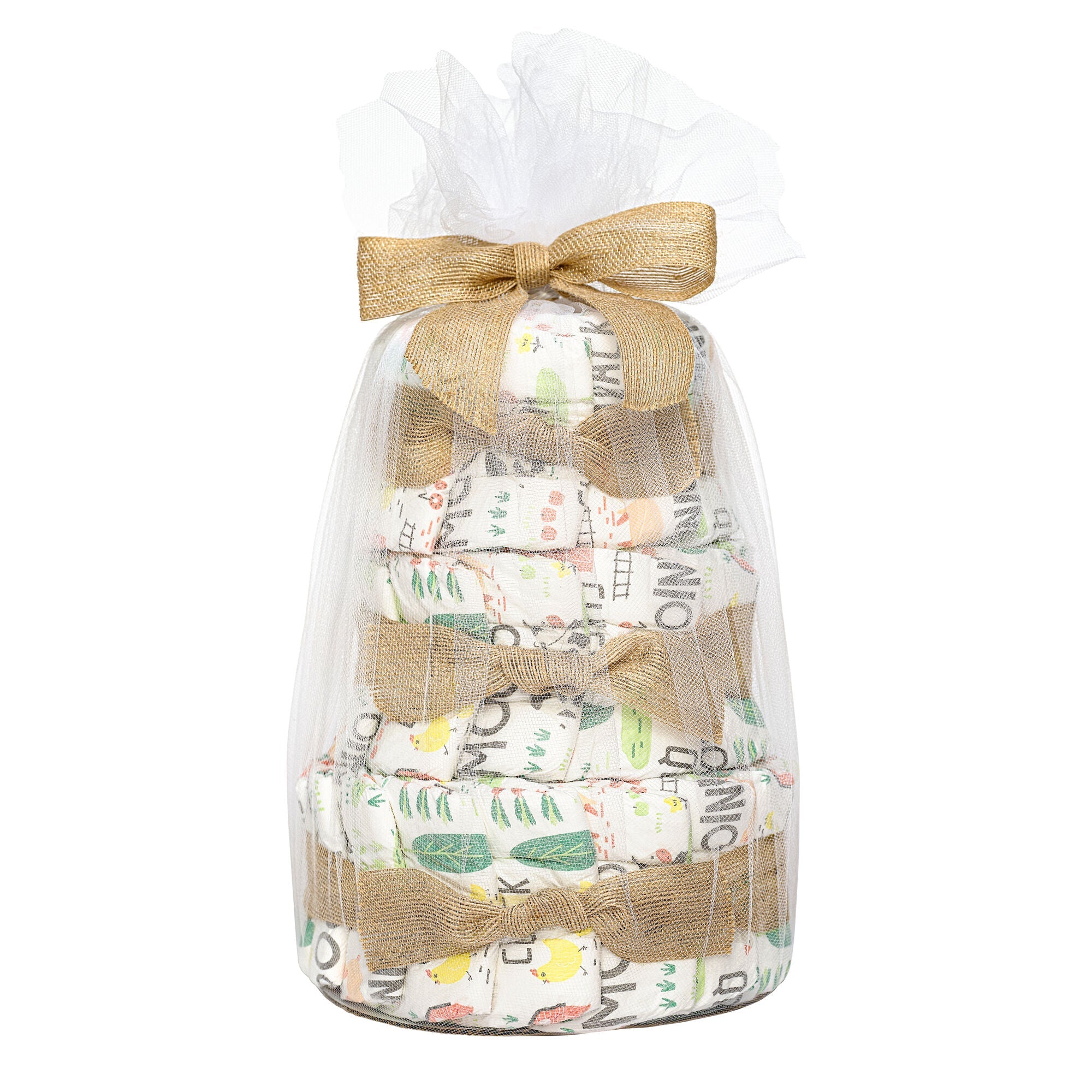 A Decorative Diaper Cake