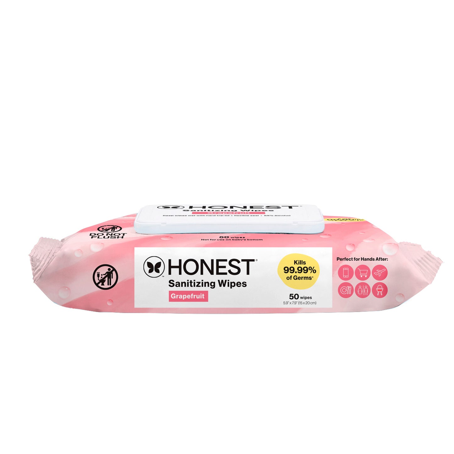 Sanitizing Alcohol Wipes, Grapefruit Grove