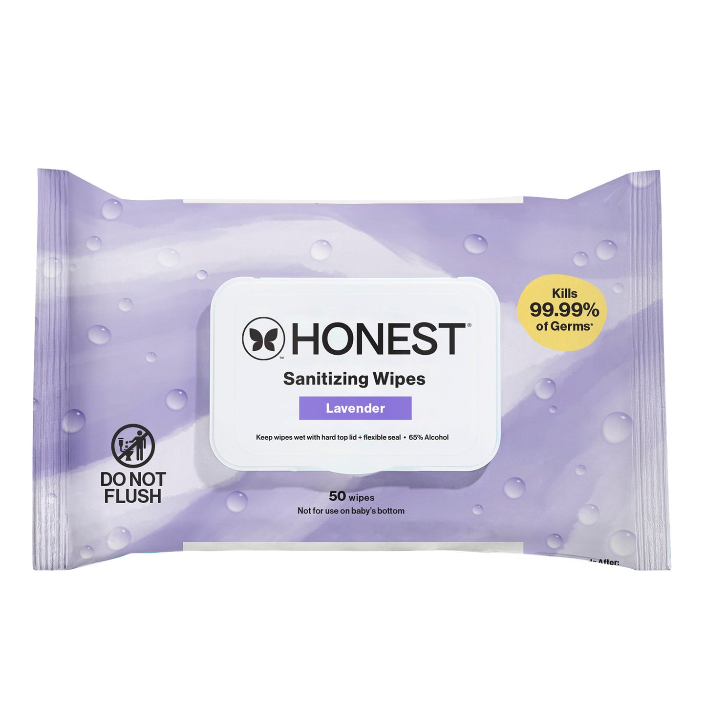 Sanitizing Alcohol Wipes, Lavender Field