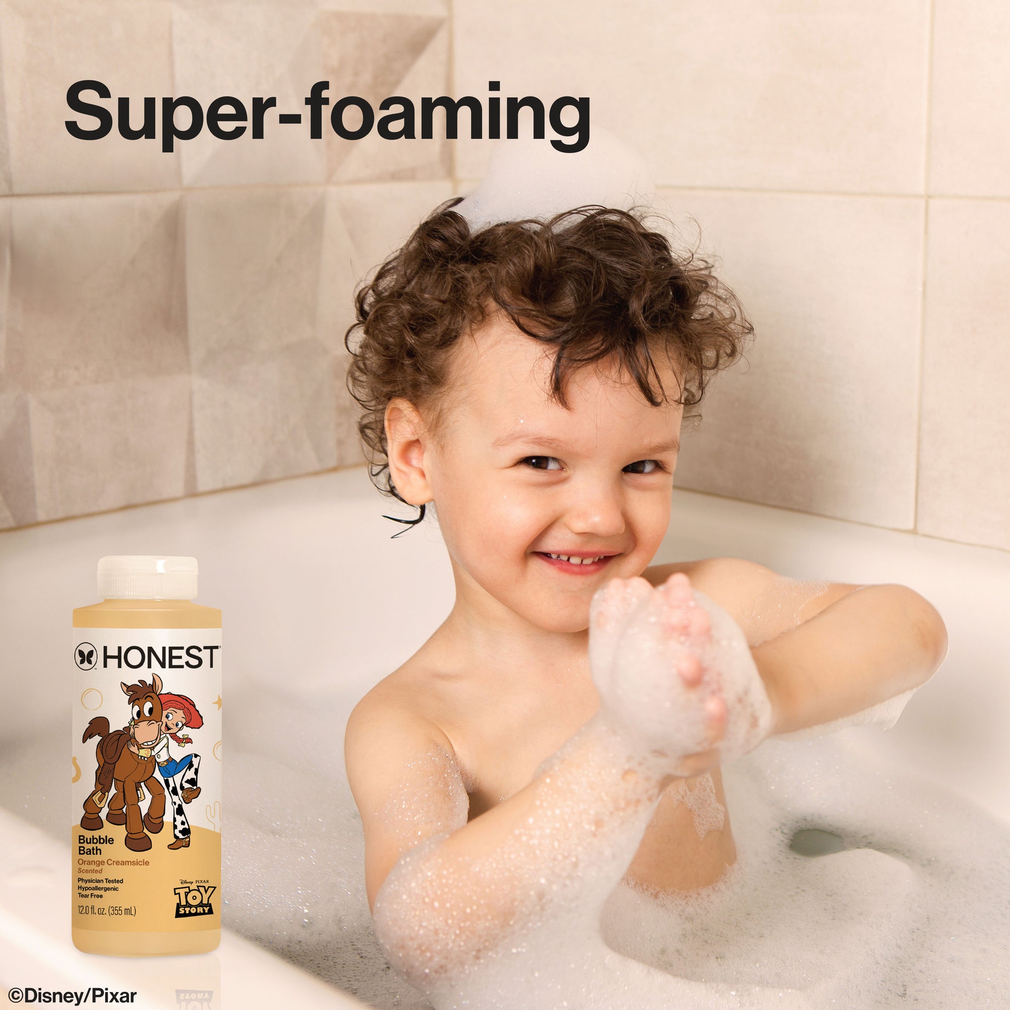 Orange Creamsicle Bubble Bath + Toy Story | The Honest Company
