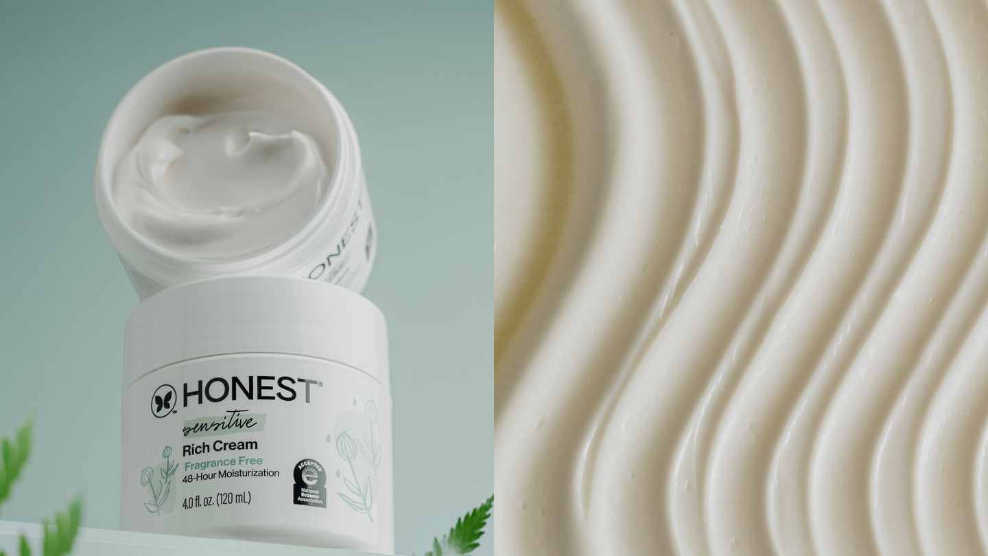 sensitive rich cream and swatch