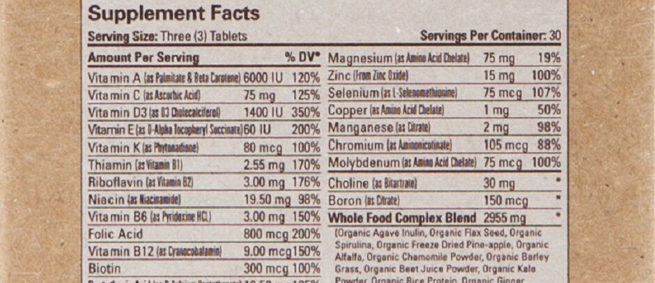 What Does “% Daily Value” Mean On A Food Or Supplement Label? | Honest