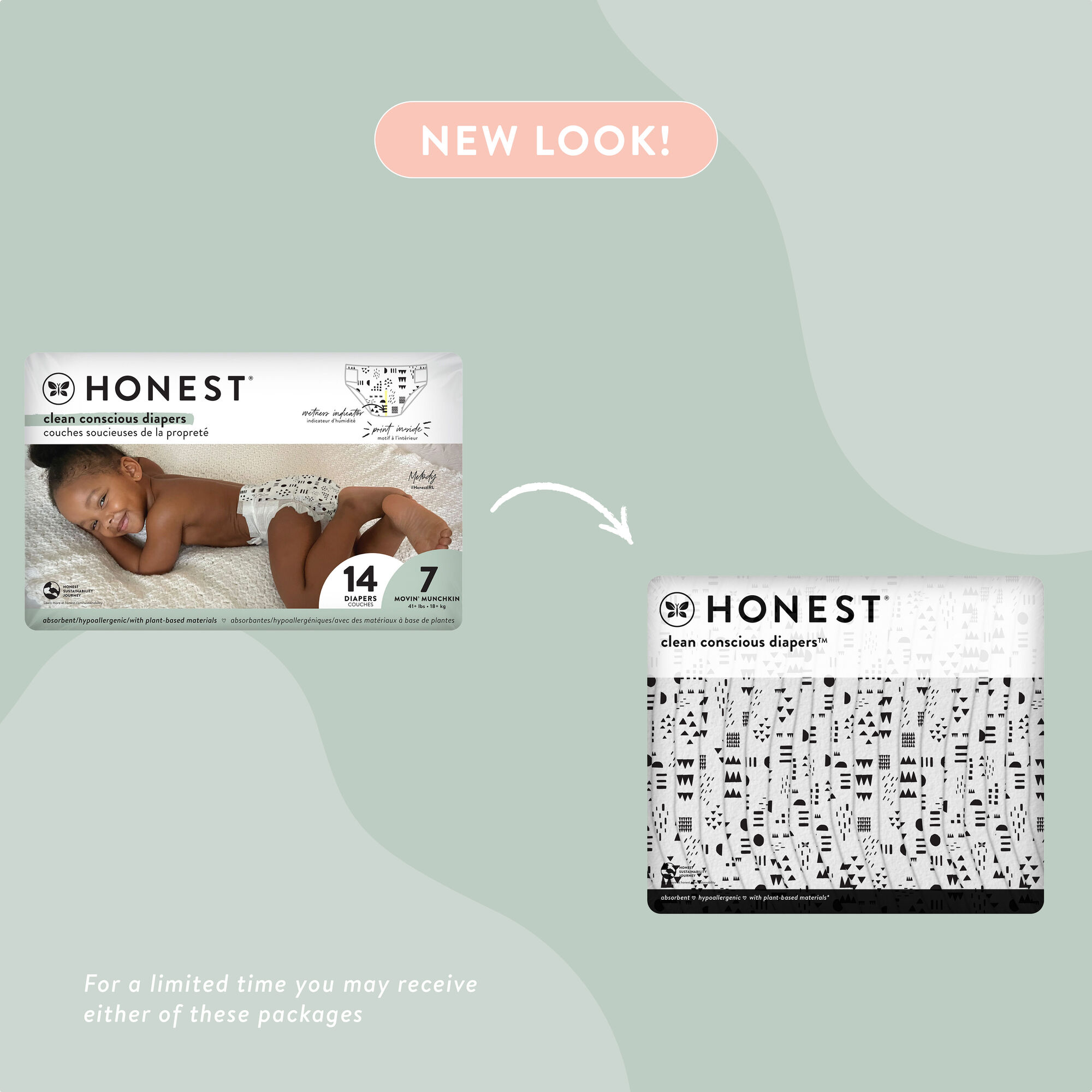 The Honest Company® Clean Conscious Diapers Let's Color Training Pants  4T-5T (38+ lbs), 19 count - Pay Less Super Markets