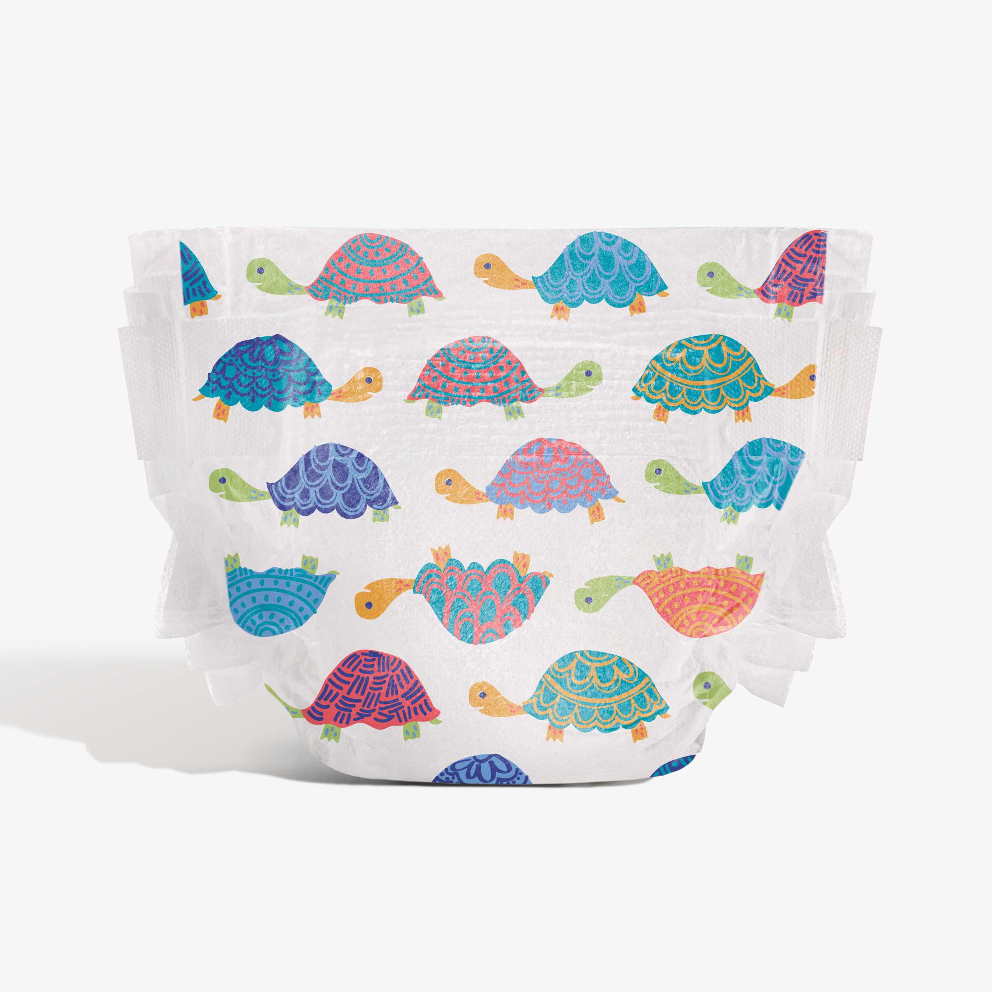 patterned disposable diapers