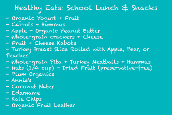 No Processed Food in School Lunches